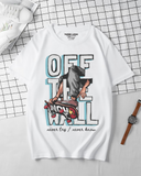 Premium Off The Wall Skateboarding White T-Shirt