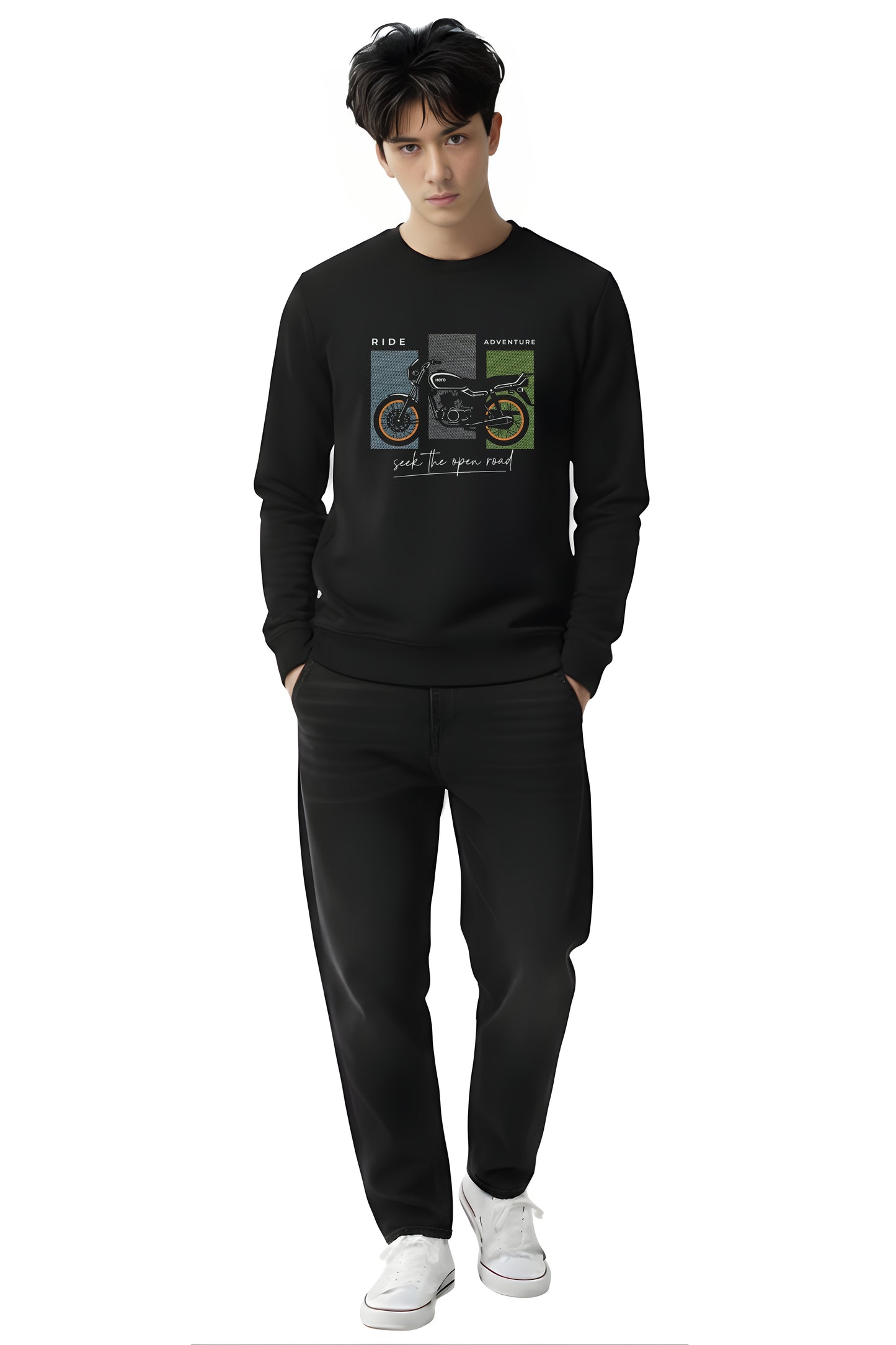 Horizon Rider Crew Sweatshirt