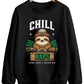 Chill Sloth Crew Sweatshirt