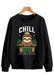 Chill Sloth Crew Sweatshirt