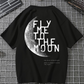 Premium Front And Back Fly Me to the Moon T-Shirt