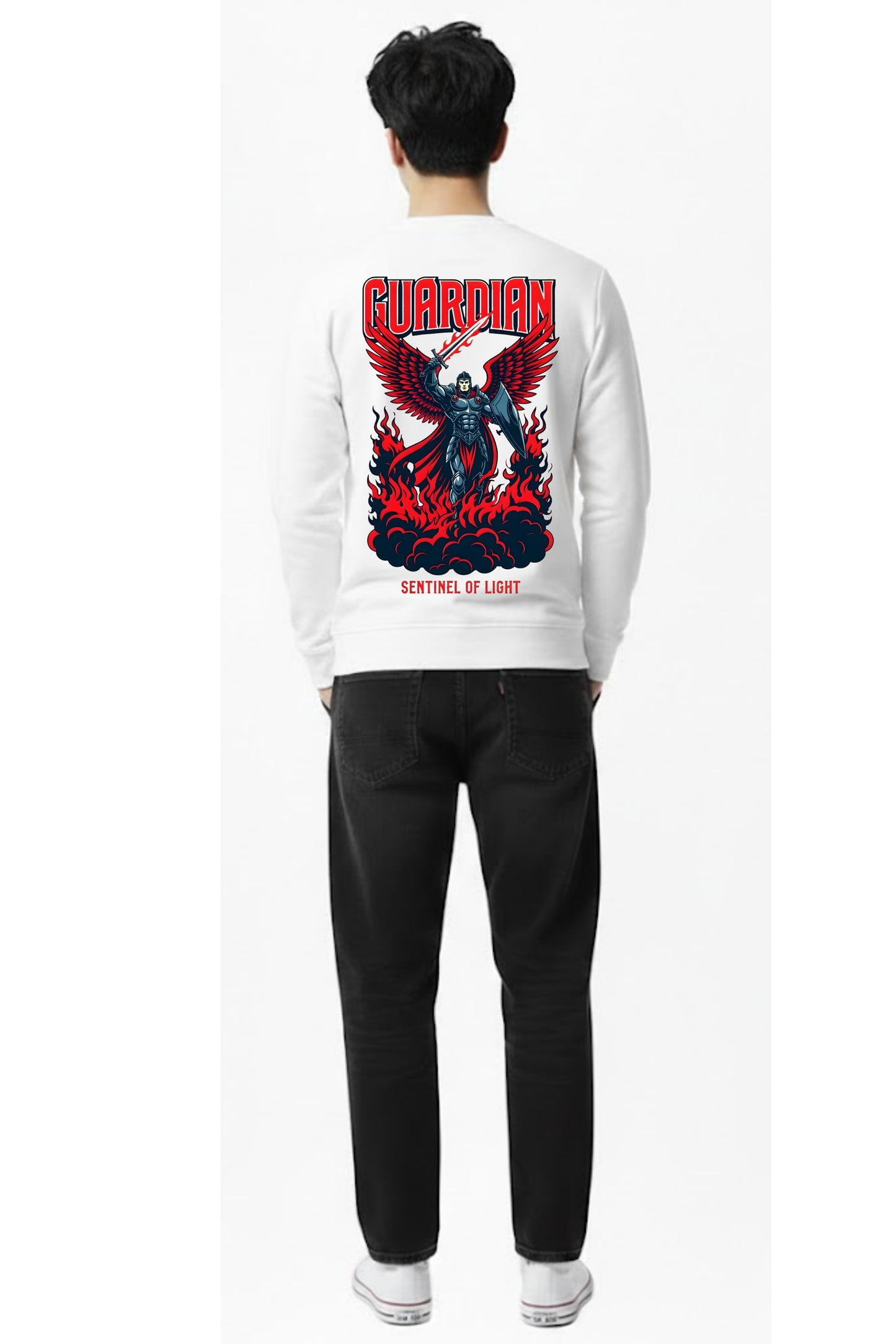 The Crimson Guardian Polo Sweatshirt