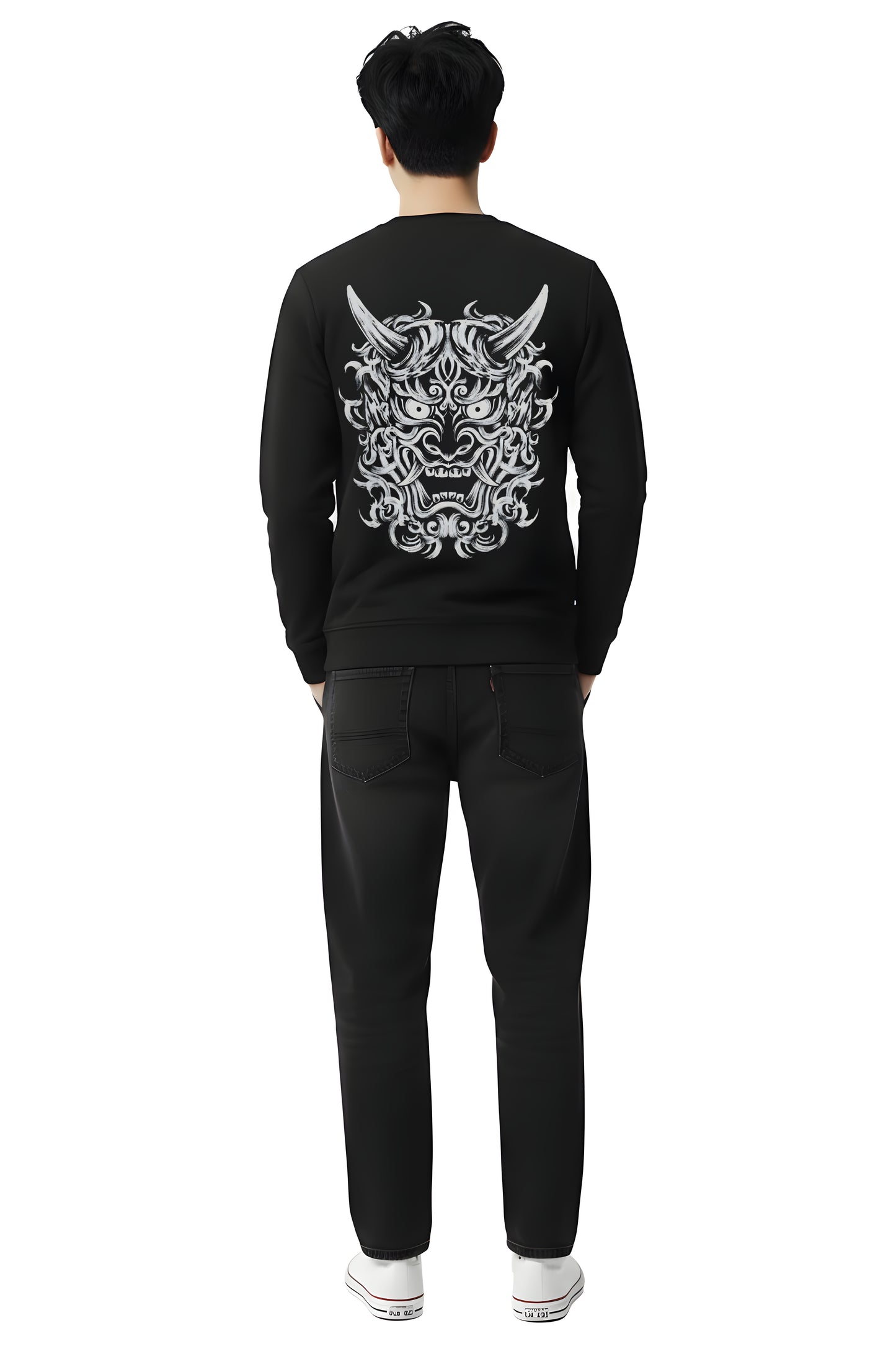 Hannya Spirit Polo Sweatshirt