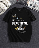 Beautiful & Unique Butterfly Black T-Shirt