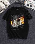 Premium Burning Money Streetwear T-Shirt