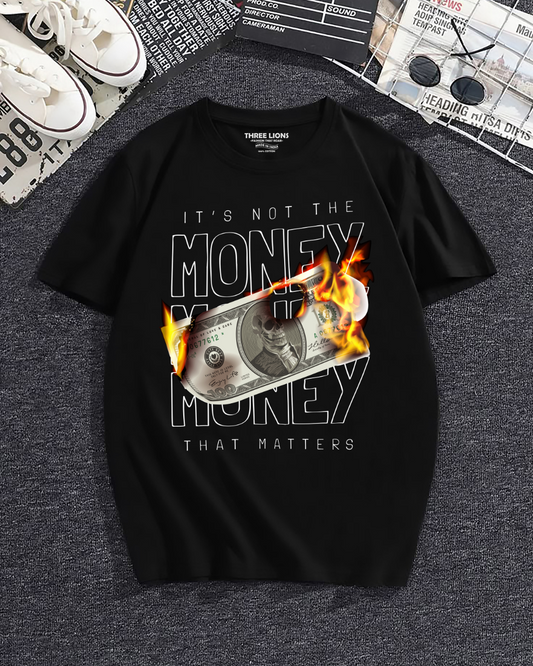 Premium Burning Money Streetwear T-Shirt