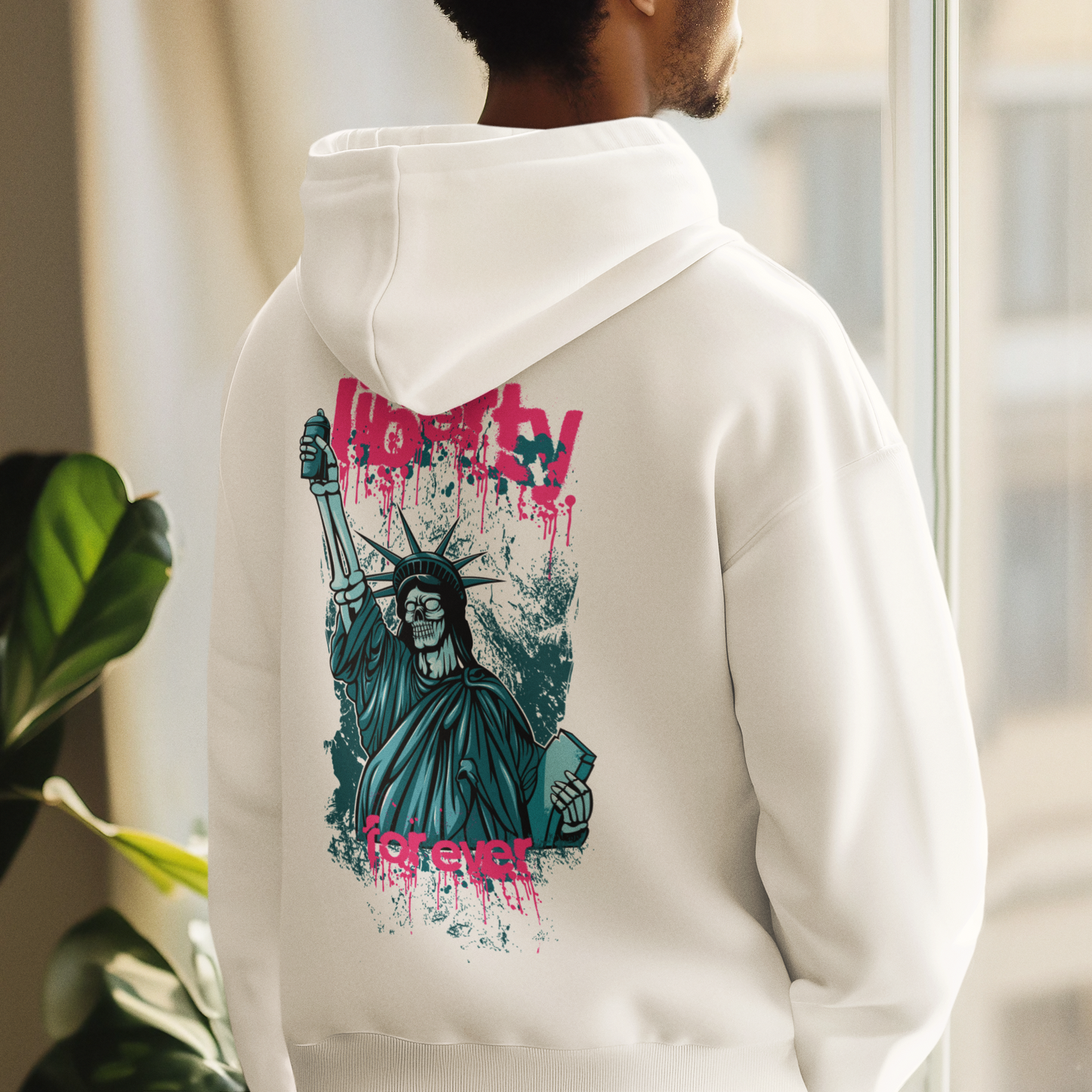 Skull Liberty Graffiti